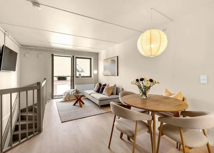 Charming Duplex Near The Beautiful Akerselva River דירה